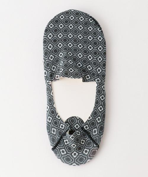 UNITED ARROWS（ユナイテッドアローズ）の「＜SEEK（シーク）＞ フットカバー 小紋 ■■■（ソックス/靴下・メンズ・ブラック/ネイビー・FREE）」の3枚目の写真
