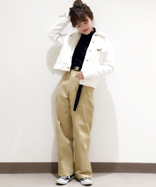 Lee（リー）の「【Lee】BOA STORM RIDER（その他アウター・レディース・ネイビー/ホワイト/ピンク・MEDIUM）」の9枚目の写真