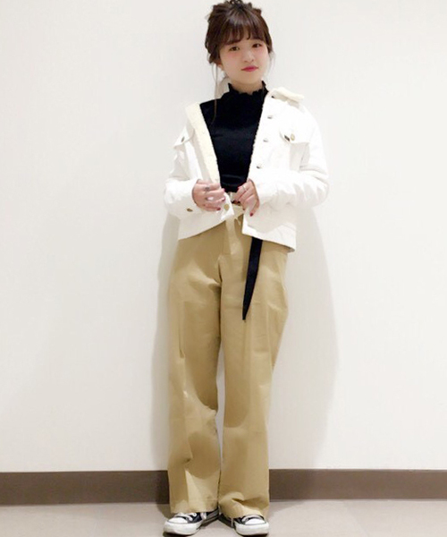 Lee（リー）の「【Lee】BOA STORM RIDER（その他アウター・レディース・ネイビー/ホワイト/ピンク・MEDIUM）」の10枚目の写真