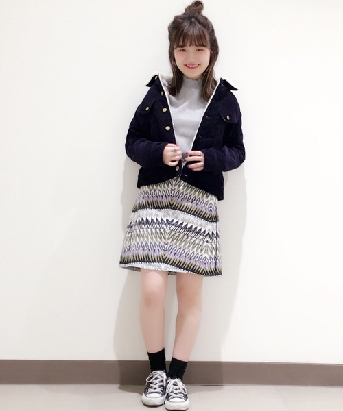 Lee（リー）の「【Lee】BOA STORM RIDER（その他アウター・レディース・ネイビー/ホワイト/ピンク・MEDIUM）」の12枚目の写真