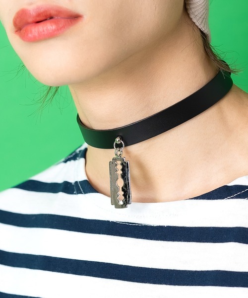 an meets zakka（アンミツザッカ）の「an meets zakka マルチチャームレザーチョーカー（チョーカー・レディース・A/B/C/D/E/F/J/I/H/G/K・ONE SIZE）」の9枚目の写真