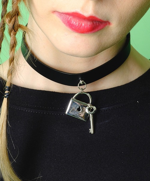 an meets zakka マルチチャームレザーチョーカー / メンズ レディース