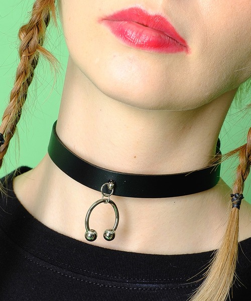 an meets zakka（アンミツザッカ）の「an meets zakka マルチチャームレザーチョーカー（チョーカー・レディース・A/B/C/D/E/F/J/I/H/G/K・ONE SIZE）」の20枚目の写真