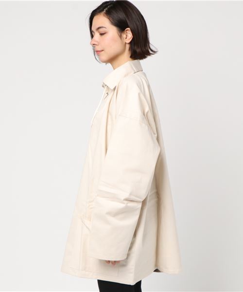 NEWLYN FISHERMAN’S SMOCKS（フィッシャーマンズスモック）の「Newlyn Smoc:レースアップスモック（シャツ/ブラウス・レディース・ブラック/ナチュラル・ONE SIZE）」の8枚目の写真