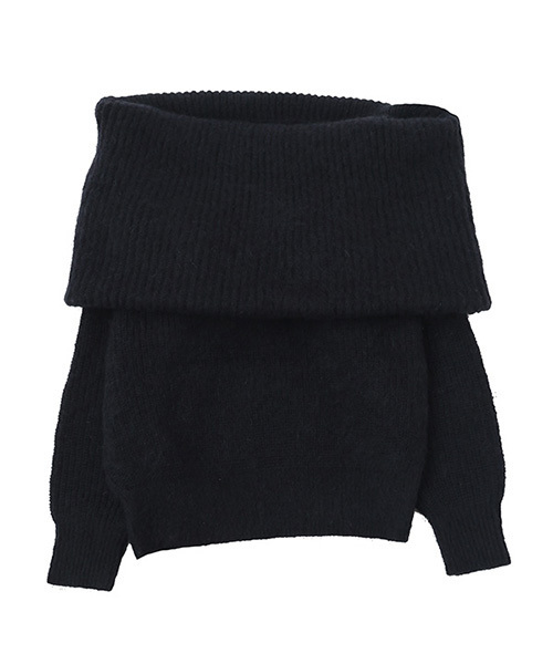 The Virgnia（ザ ヴァージニア）の「シャギーオフショルダーニット（ニット/セーター・レディース・グレー/ピンク/ネイビー・FREE）」の3枚目の写真