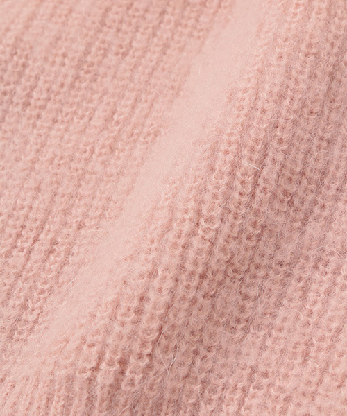 The Virgnia（ザ ヴァージニア）の「シャギーオフショルダーニット（ニット/セーター・レディース・グレー/ピンク/ネイビー・FREE）」の6枚目の写真