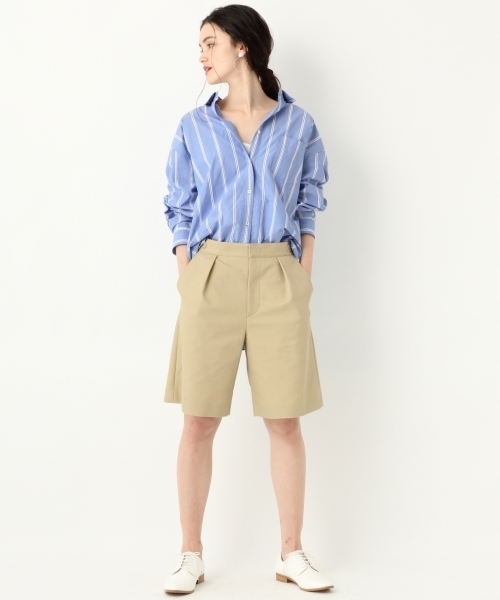 A part by（アパートバイ）の「C/オーバーサイズシャツLS 782700（シャツ/ブラウス・レディース・ホワイト/グリーン系その他/ブルー系その他/イエロー系その他・FREE）」の16枚目の写真