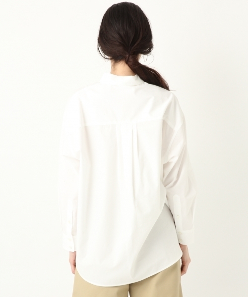 A part by（アパートバイ）の「C/オーバーサイズシャツLS 782700（シャツ/ブラウス・レディース・ホワイト/グリーン系その他/ブルー系その他/イエロー系その他・FREE）」の6枚目の写真