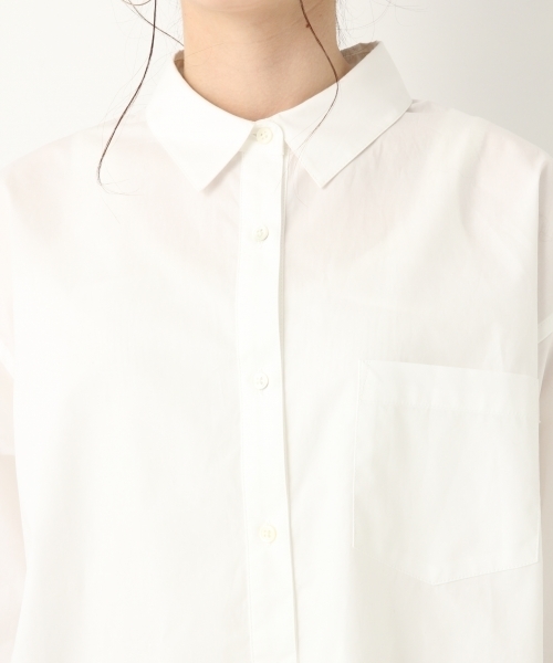 A part by（アパートバイ）の「C/オーバーサイズシャツLS 782700（シャツ/ブラウス・レディース・ホワイト/グリーン系その他/ブルー系その他/イエロー系その他・FREE）」の21枚目の写真