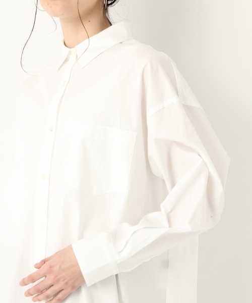 A part by（アパートバイ）の「C/オーバーサイズシャツLS 782700（シャツ/ブラウス・レディース・ホワイト/グリーン系その他/ブルー系その他/イエロー系その他・FREE）」の17枚目の写真