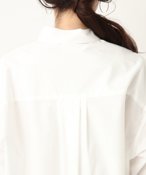 A part by（アパートバイ）の「C/オーバーサイズシャツLS 782700（シャツ/ブラウス・レディース・ホワイト/グリーン系その他/ブルー系その他/イエロー系その他・FREE）」の10枚目の写真