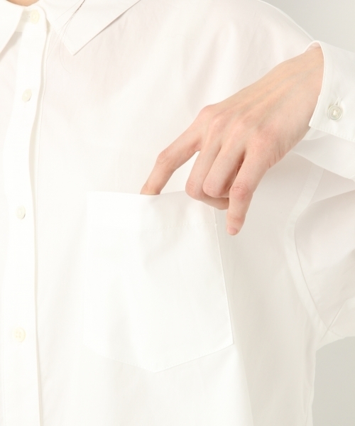 A part by（アパートバイ）の「C/オーバーサイズシャツLS 782700（シャツ/ブラウス・レディース・ホワイト/グリーン系その他/ブルー系その他/イエロー系その他・FREE）」の15枚目の写真