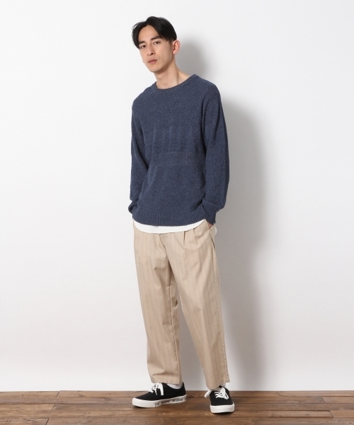 RAGEBLUE(レイジブルー)の「インディゴルックニットクルー/789009(ニット/セーター・メンズ・ライトブルー/ブルー系その他/ブルー/ネイビー・LARGE/MEDIUM/SMALL)」の5枚目の写真