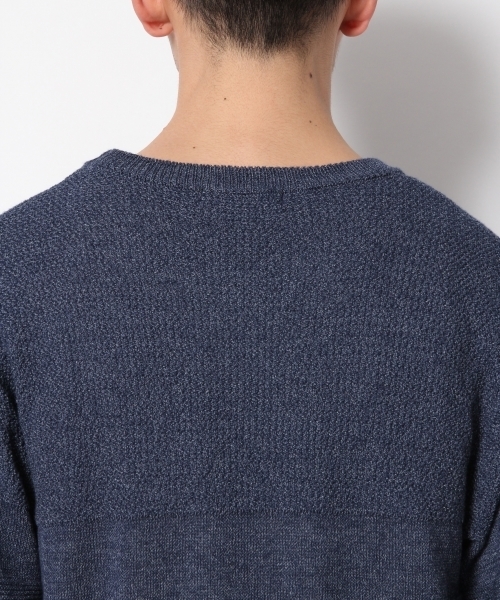 RAGEBLUE(レイジブルー)の「インディゴルックニットクルー/789009(ニット/セーター・メンズ・ライトブルー/ブルー系その他/ブルー/ネイビー・LARGE/MEDIUM/SMALL)」の13枚目の写真