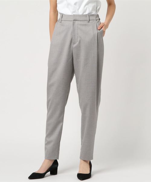 NARACAMICIE(ナラカミーチェ)の「シャークスキンタックテーパードパンツ(その他パンツ・レディース・ライトグレー/グレー・MEDIUM/LARGE/SMALL)」の14枚目の写真