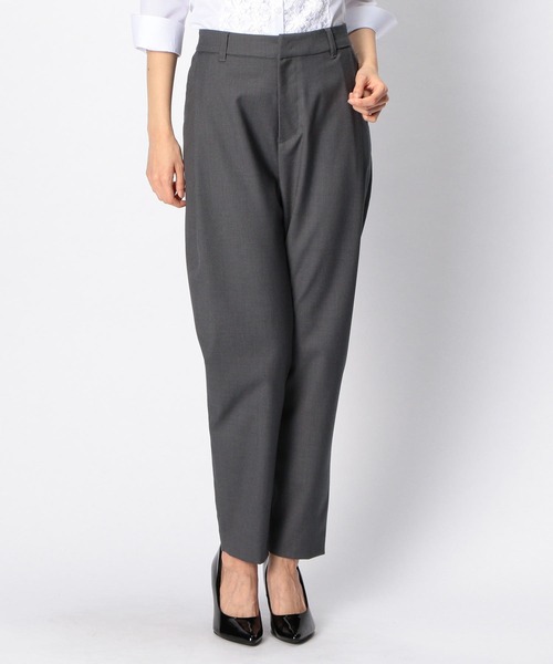 NARACAMICIE(ナラカミーチェ)の「シャークスキンタックテーパードパンツ(その他パンツ・レディース・ライトグレー/グレー・MEDIUM/LARGE/SMALL)」の16枚目の写真