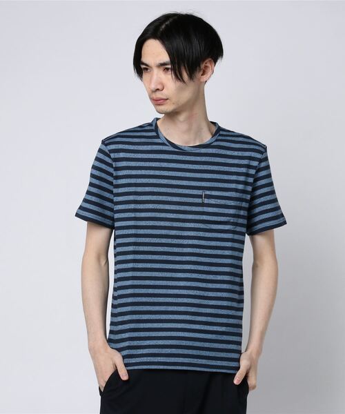 Ben Sherman(ベンシャーマン)の「ストライプTシャツ(Tシャツ/カットソー・メンズ・オレンジ/ダークネイビー・LARGE/X-SMALL/SMALL/MEDIUM)」の8枚目の写真