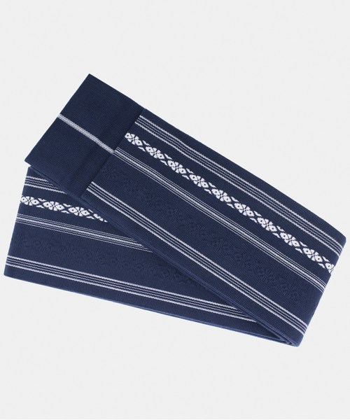 8(eight)(エイト)の「カラー 浴衣 帯 日本製 献上柄(和装小物・メンズ・ホワイト/ライトブルー/ブラック/エンジ/ベージュ/パープル/ネイビー/ブラウン/グレー/ターコイズブルー/グリーン/ライトブラウン/マスタード/ダークブルー/ライトベージュ/ダークベージュ/レッド系その他2/レッド系その他・FREE)」の13枚目の写真