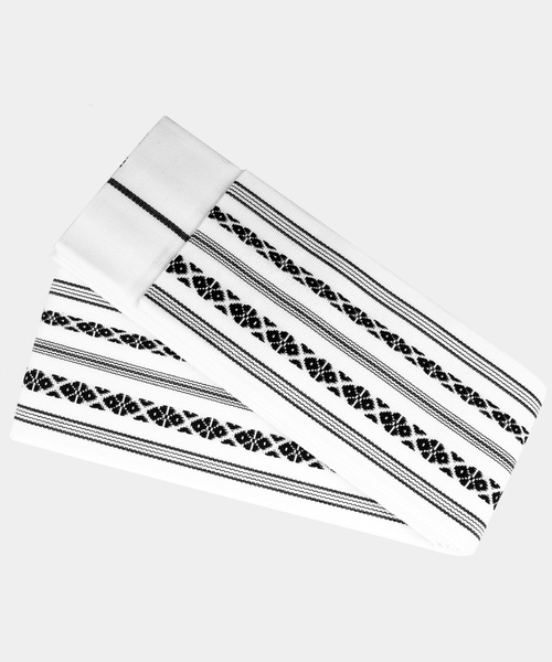 8(eight)(エイト)の「カラー 浴衣 帯 日本製 献上柄(和装小物・メンズ・ホワイト/ライトブルー/ブラック/エンジ/ベージュ/パープル/ネイビー/ブラウン/グレー/ターコイズブルー/グリーン/ライトブラウン/マスタード/ダークブルー/ライトベージュ/ダークベージュ/レッド系その他2/レッド系その他・FREE)」の1枚目の写真