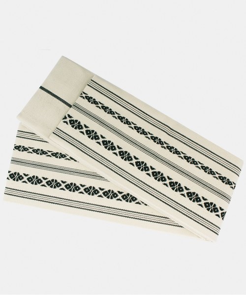 8(eight)(エイト)の「カラー 浴衣 帯 日本製 献上柄(和装小物・メンズ・ホワイト/ライトブルー/ブラック/エンジ/ベージュ/パープル/ネイビー/ブラウン/グレー/ターコイズブルー/グリーン/ライトブラウン/マスタード/ダークブルー/ライトベージュ/ダークベージュ/レッド系その他2/レッド系その他・FREE)」の7枚目の写真