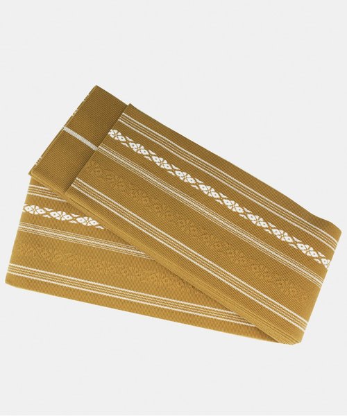 8(eight)(エイト)の「カラー 浴衣 帯 日本製 献上柄(和装小物・メンズ・ホワイト/ライトブルー/ブラック/エンジ/ベージュ/パープル/ネイビー/ブラウン/グレー/ターコイズブルー/グリーン/ライトブラウン/マスタード/ダークブルー/ライトベージュ/ダークベージュ/レッド系その他2/レッド系その他・FREE)」の8枚目の写真