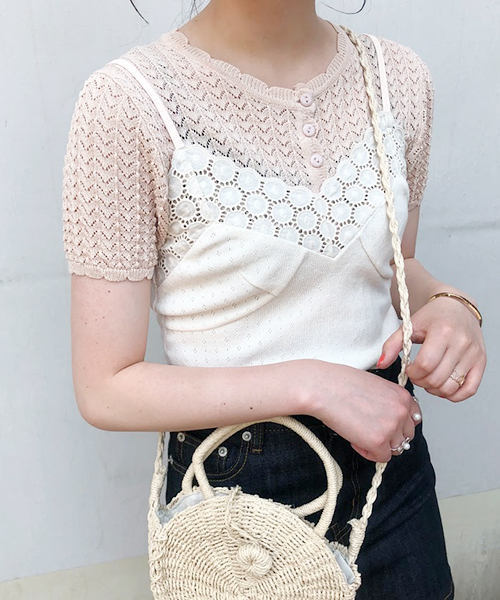 apres jour（アプレジュール）の「apres jour × RiLi コラボキャミソール【RiLi.tokyo】【ZOZOTOWN限定アイテム】（タンクトップ・レディース・ベージュ/オフホワイト/サックスブルー・フリー）」の15枚目の写真