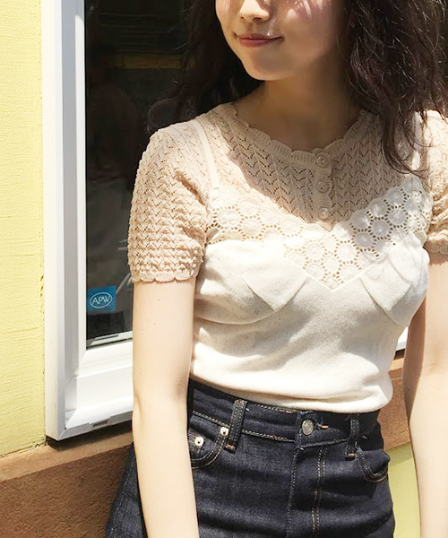 apres jour（アプレジュール）の「apres jour × RiLi コラボキャミソール【RiLi.tokyo】【ZOZOTOWN限定アイテム】（タンクトップ・レディース・ベージュ/オフホワイト/サックスブルー・フリー）」の17枚目の写真