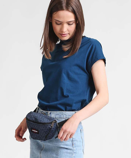 EASTPAK(イーストパック )の「SPRINGER LITTLE STITCH 18FW ミニショルダー/ウエストバッグ(ボディバッグ/ウエストポーチ)」|ネイビー