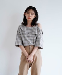 Aunt Marie's | AUNT MARIE'S ワンショルダーブラウス(シャツ/ブラウス)