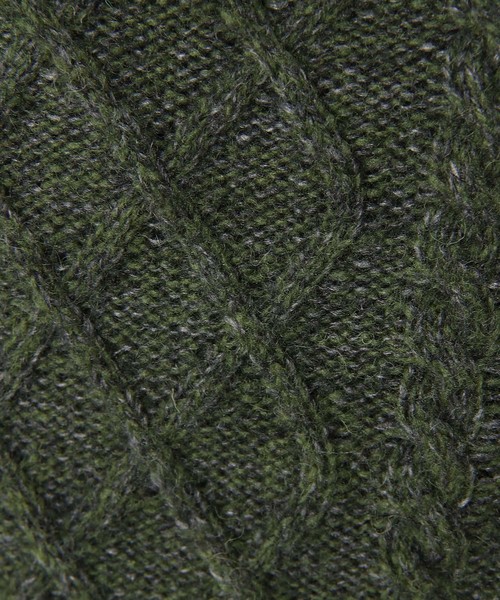 LBC（エルビーシー）の「7Gウールバックシャンベスト（ベスト・レディース・グレー/オリーブ/ネイビー/ライトグレー・M/L）」の9枚目の写真