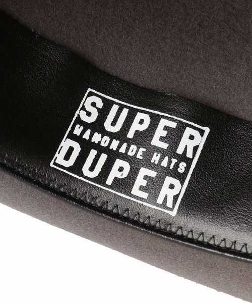 Super Duper(スーパーデューパー)の「SUPER DUPER HAT(ハット・レディース・チャコールグレー/ブラック・FREE)」の9枚目の写真