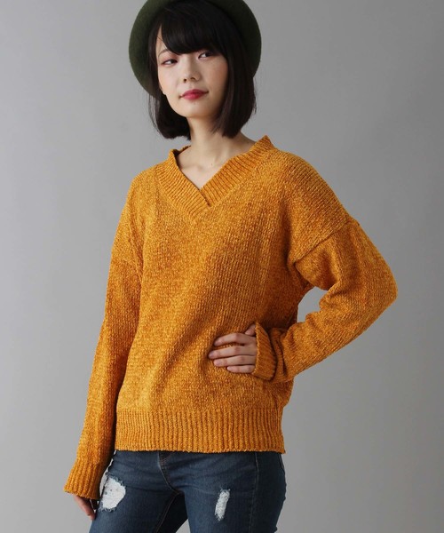 セール Blue Strive 重ねvネック ニット プルオーバー ニット セーター Burner バーナー のファッション通販 Zozotown