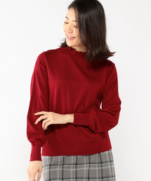 Petit Honfleur | 衿先フリルハイネックニットプルオーバー(ニット/セーター)