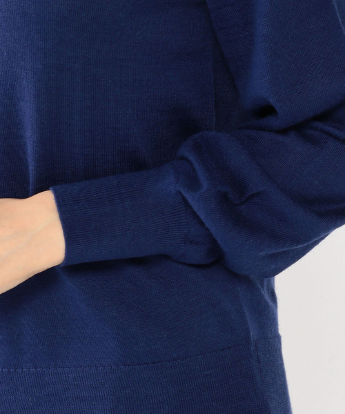 Petit Honfleur（プチオンフルール）の「衿先フリルハイネックニットプルオーバー（ニット/セーター・レディース・グレー/レッド/ブルー・M size/L size）」の8枚目の写真