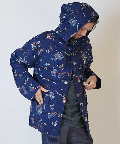 masterkey(マスターキー)の「mj6093-H&M ショートモッズコート(モッズコート・メンズ・ブラック/ネイビー/イエロー・1/2)」の2枚目の写真