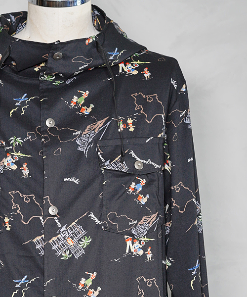 masterkey(マスターキー)の「mj6093-H&M ショートモッズコート(モッズコート・メンズ・ブラック/ネイビー/イエロー・1/2)」の9枚目の写真