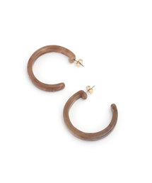 marjour | MARBLE HOOP PIERCE(ピアス（両耳用）)