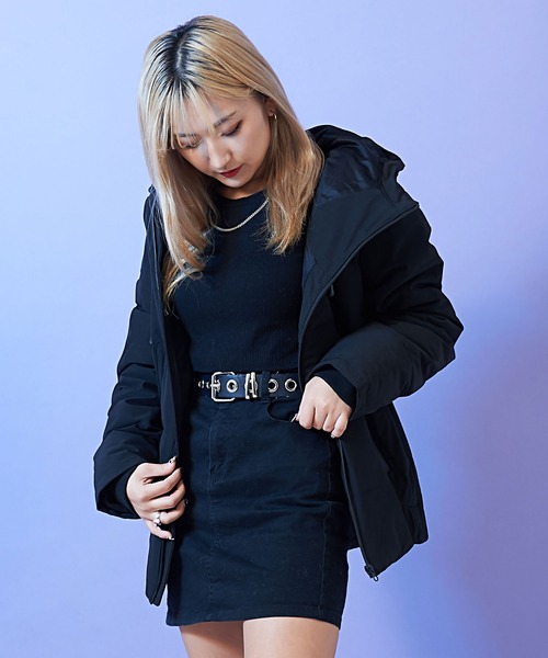 Vicci(ビッチ)の「『vicci/ヴィッチ』フード付き防風加工ストレッチ中綿ブルゾン(ダウンジャケット/コート・メンズ・ブラック/ネイビー/カーキ/チャコール/ベージュ・M/L/XL)」の19枚目の写真