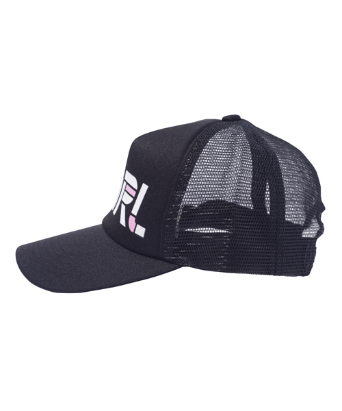X-girl(エックスガール)の「SLASH LOGO MESH CAP(キャップ・レディース・ブラック/レッド/ネイビー・ONE SIZE)」の5枚目の写真