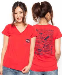 X-girl | HAND PAINTED S/S V-NECK TEE(Tシャツ/カットソー)