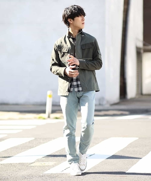 MK MICHEL KLEIN HOMME (エムケーミッシェルクランオム)の「【ミリタリーブルゾン】ソロテックスチノ(ブルゾン・メンズ・カーキ/ネイビー/アイボリー・46/48/51)」の5枚目の写真