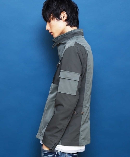 MK MICHEL KLEIN HOMME (エムケーミッシェルクランオム)の「【ミリタリーブルゾン】ソロテックスチノ(ブルゾン・メンズ・カーキ/ネイビー/アイボリー・46/48/51)」の9枚目の写真