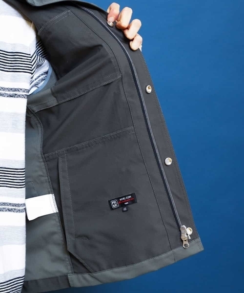 MK MICHEL KLEIN HOMME (エムケーミッシェルクランオム)の「【ミリタリーブルゾン】ソロテックスチノ(ブルゾン・メンズ・カーキ/ネイビー/アイボリー・46/48/51)」の18枚目の写真