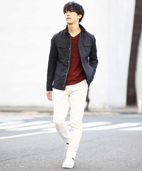 MK MICHEL KLEIN HOMME (エムケーミッシェルクランオム)の「【ミリタリーブルゾン】ソロテックスチノ(ブルゾン・メンズ・カーキ/ネイビー/アイボリー・46/48/51)」の20枚目の写真