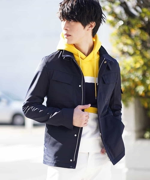 MK MICHEL KLEIN HOMME (エムケーミッシェルクランオム)の「【ミリタリーブルゾン】ソロテックスチノ(ブルゾン・メンズ・カーキ/ネイビー/アイボリー・46/48/51)」の21枚目の写真