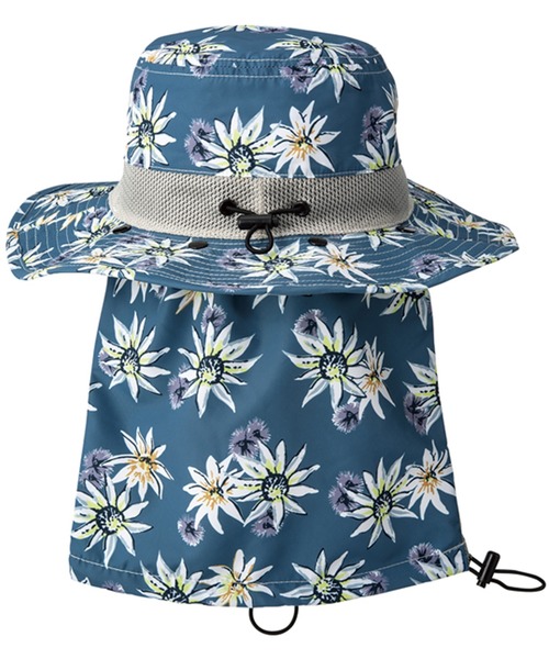 Quiksilver(クイックシルバー)の「BOY UV WATER HAT PRT/クイックシルバー キッズ 帽子 ハット サーフハット(ハット・キッズ・ブラック/ブルー/カモフラージュ・FREE)」の6枚目の写真