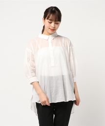 Editt by YECCA VECCA | バックシャーリングシアーシャツ ●(シャツ/ブラウス)