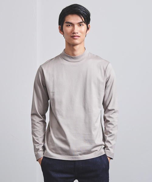 UNITED ARROWS（ユナイテッドアローズ）の「< UNITED ARROWS > モックネック カットソー（Tシャツ/カットソー・メンズ・ホワイト/ブラック/ベージュ・XL/M/S/L）」の3枚目の写真