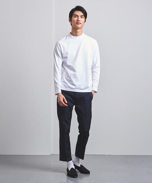 UNITED ARROWS（ユナイテッドアローズ）の「< UNITED ARROWS > モックネック カットソー（Tシャツ/カットソー・メンズ・ホワイト/ブラック/ベージュ・XL/M/S/L）」の6枚目の写真