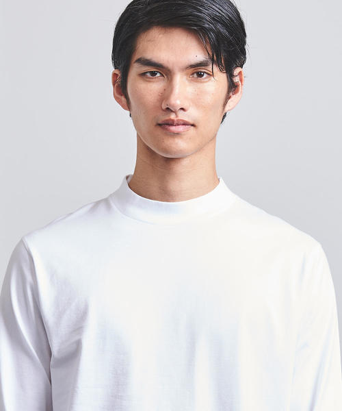 UNITED ARROWS（ユナイテッドアローズ）の「< UNITED ARROWS > モックネック カットソー（Tシャツ/カットソー・メンズ・ホワイト/ブラック/ベージュ・XL/M/S/L）」の5枚目の写真